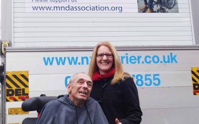 Logistics firm raises profile of Motor Neurone Disease with personal messages on its courier vans